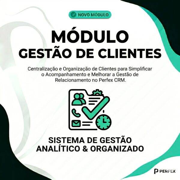 Módulo CRM Gestão de Clientes